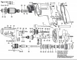 Bosch 0 601 172 046 Percussion Drill 220 V / GB Spare Parts